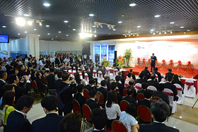 「めぶきＦＧものづくり企業フォーラム」の模様